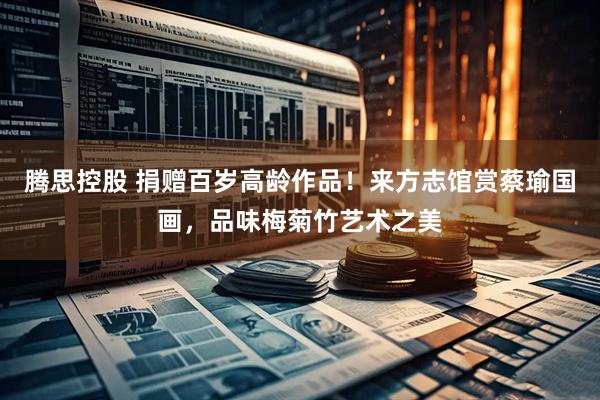 腾思控股 捐赠百岁高龄作品！来方志馆赏蔡瑜国画，品味梅菊竹艺术之美