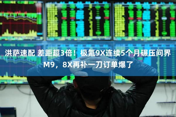 洪萨速配 差距超3倍！极氪9X连续5个月碾压问界M9，8X再补一刀订单爆了
